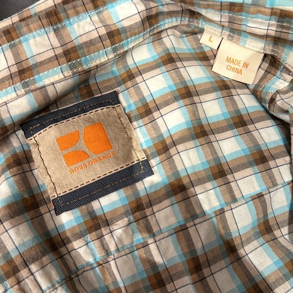 Hugo Boss Orange Label Mens Dress Shirt Size L - Picture 2 of 4